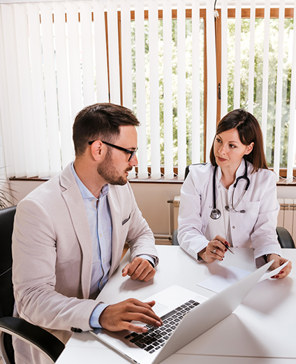 Health risk assessment intake services