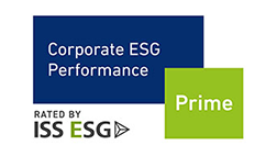 Corporate ESG Performance Prime, Rated by ISS ESG