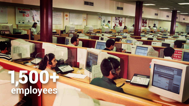 Employee headcount passes 1,500